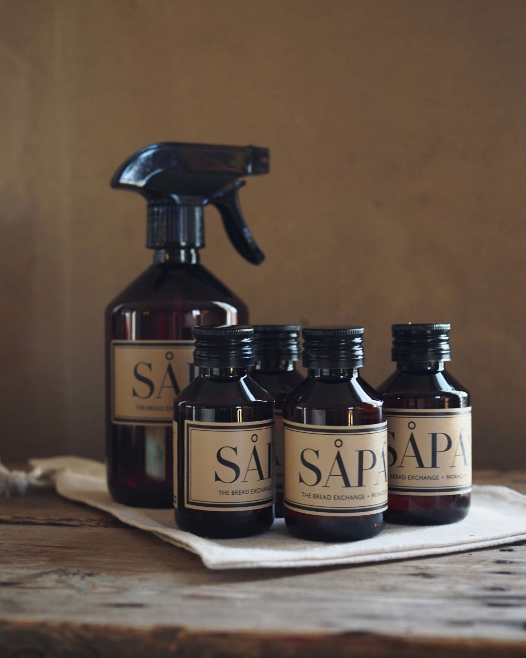 Starter Pack: 4 x SÅPA + Spray bottle - ENG