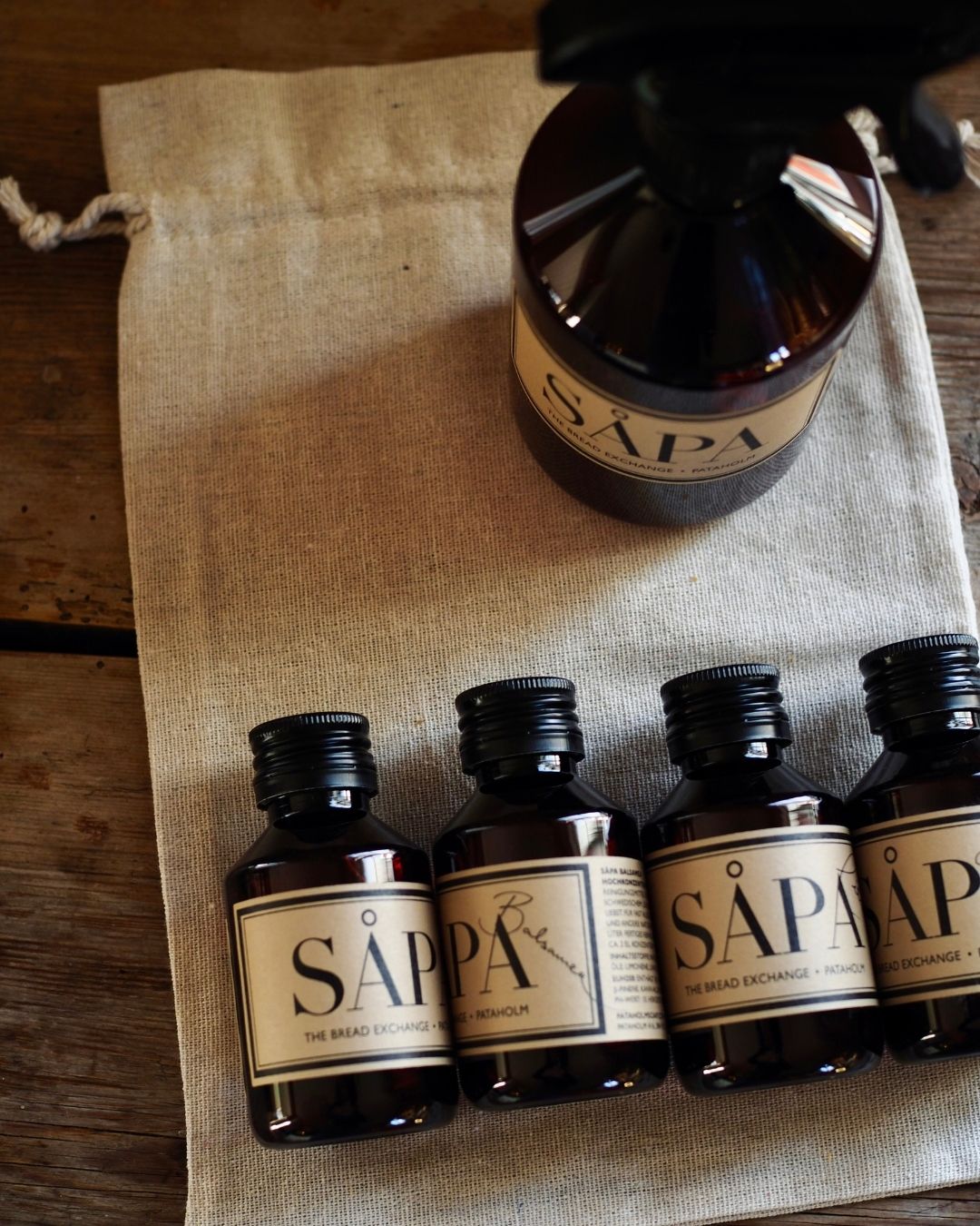 Starter Pack: 4 x SÅPA + Spray bottle - ENG